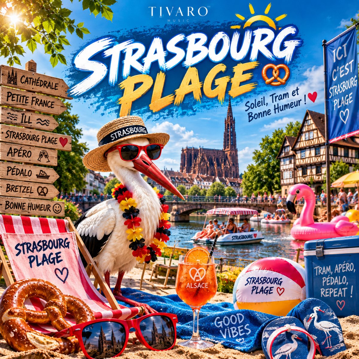 Pochette de Strasbourg plage